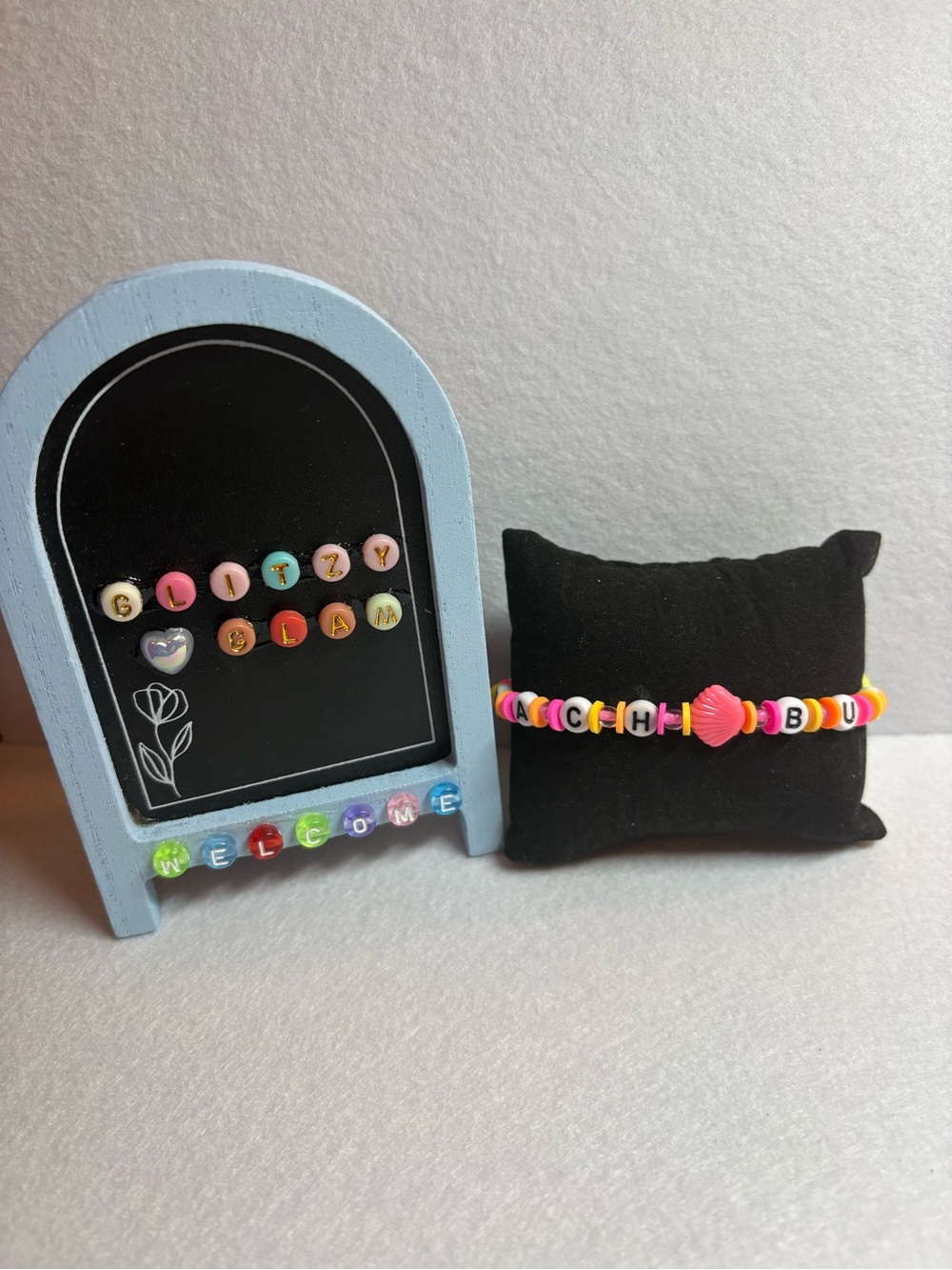 “Beach Bum” Bright Orange|Pink|Yellow| LP Inspired Preppy Stretch Bracelet